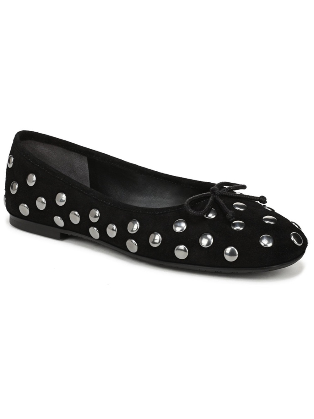 NWOT Sam Edelman Black Studded Ballet Flats 7.5
